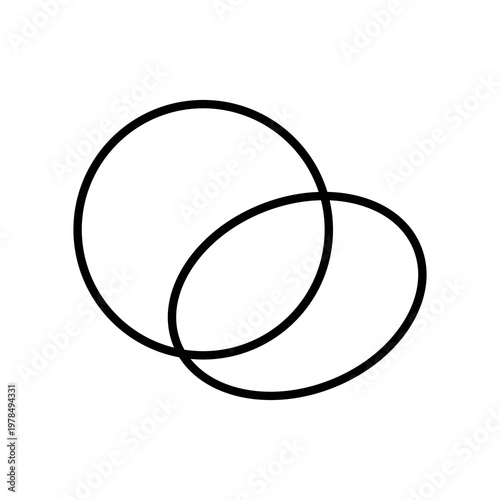 Minimal geometric icon. Simple abstract shape for design, UI, and branding.