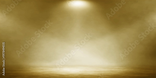 An old grunge vintage background features dramatic light rays piercing through dark storm clouds and mist over a moody blue sea texture