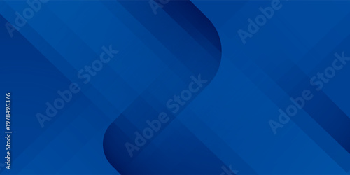 Принти на полотні Abstract blue background with glowing geometric lines