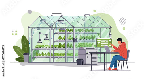 Automated vertical farm showcases innovative sustainable agriculture technology