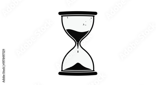 hourglass timer sand time concept
