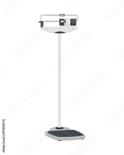 Realistic vector illustration of otoscope medical device for ear examination and diagnosis