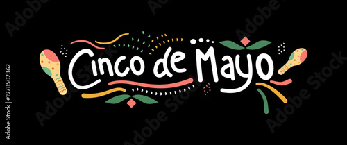 Vector illustration of Cinco de Mayo design. Celebrate the celebration, independence, or commemorate Cinco de Mayo.