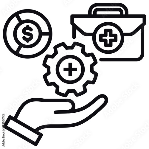 Resource Allocation Icon