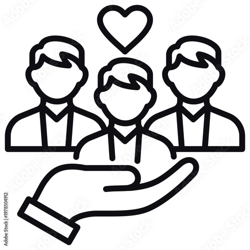 Volunteer Management Icon