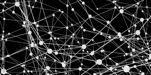 Technology abstract white digital background of points and lines. Connection science background Grey Mesh. Abstract backgrounds of molecules light gray lines digital technology concept network vector.