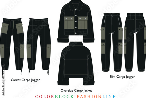 Woman black capsule collection.