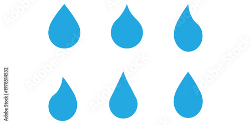 water drop Logo Template vector illustration design
