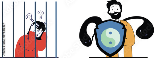 A couple's puzzling conversation about their relationship differences