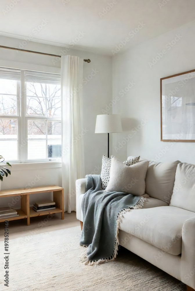 Fototapeta premium Beautiful neat and clean home decoration with innovative way 