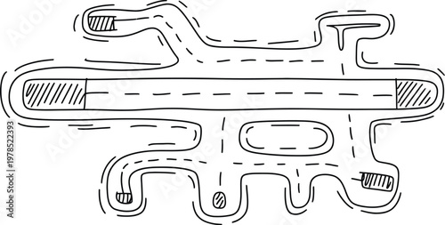 Racing Track Layout Diagram