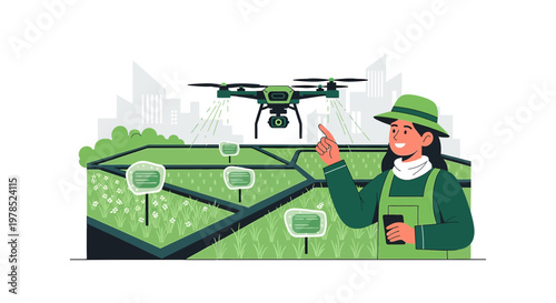 Precision Agriculture: Modern Farming with Drones and Smart Technology applications