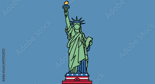 Statue of Liberty New York Icon.