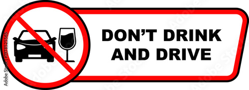 don't drink and drive warning sign sticker banner poster printable plaque pictogram template design
