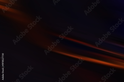 Dark background with dynamic blurred orange motion streaks.