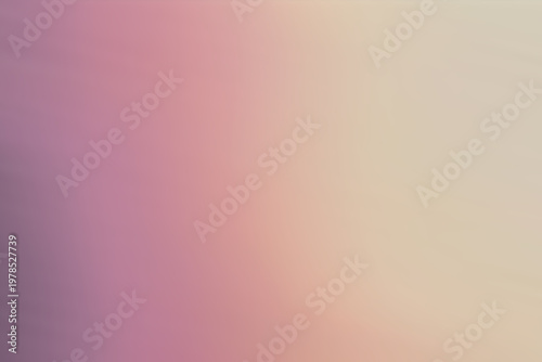 Soft pastel background with a pink to beige gradient blend.