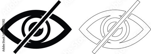 Prohibited and restricted items vector icon set. Featuring no entry sign with fingerprint and DNA helix. Security screening symbols for access control.