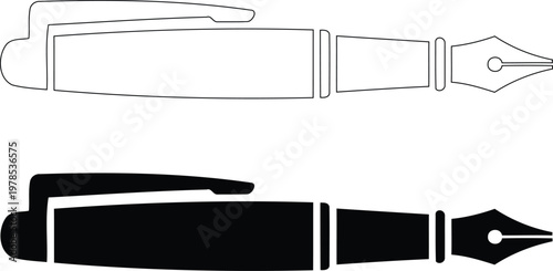 House key and residential property deed document icon set. Minimalist line art for real estate transactions.