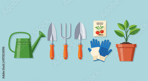 International Sunflower Gardening Tools on Display