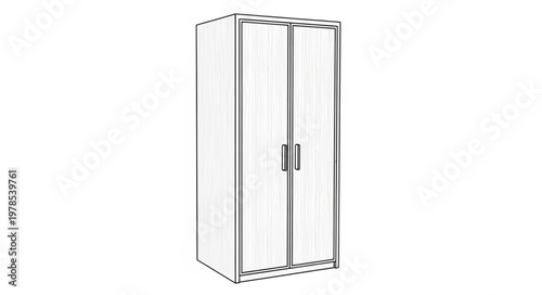 Modern Shower Enclosure with Glass Doors and Chrome Handle.