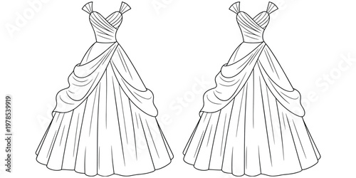 Tortoise silhouettes, large and small walking turtles, reptile wildlife artwork design concept, animal nature conservation symbol flat vector illustration