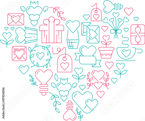 Set of hand drawn healthcare icons for blood donation vector