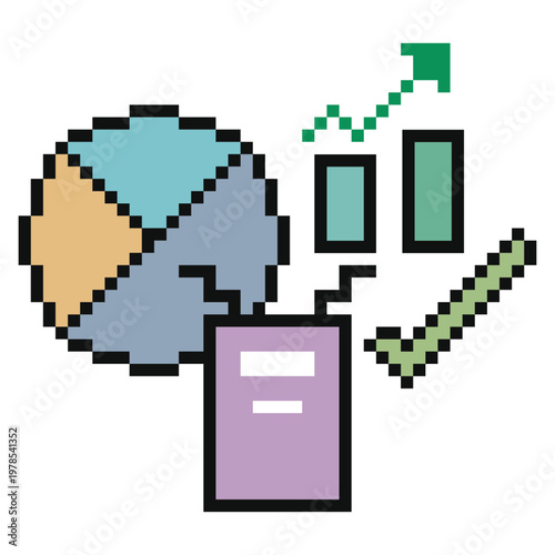 Cartoon business robot robotic ai in chat bot,toy,artificial intelligence,pixel,8 bit.