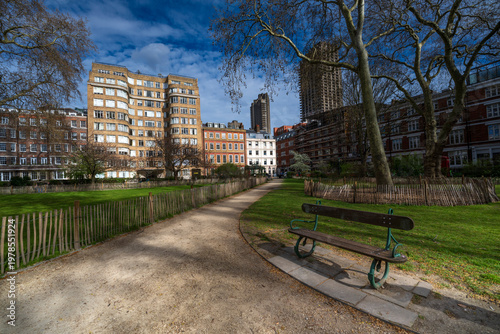 Charterhouse Square in the Farringdon district of London