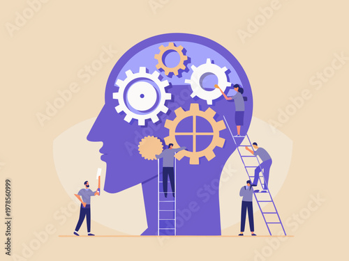 Inside the mind tiny workers maintain and build complex gear mechanisms