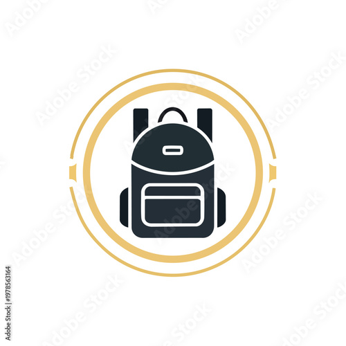 Minimalist Backpack Icon