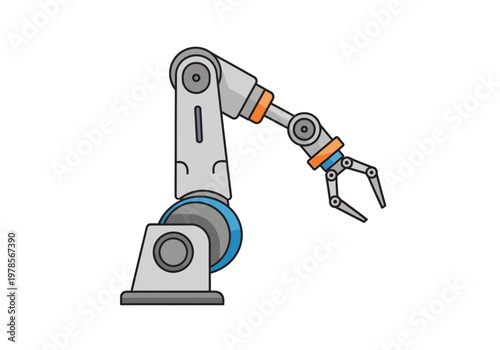 Industrial Robot Arm Machinery Automation Equipment.