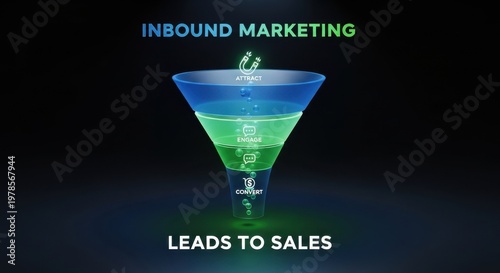 Inbound Marketing Funnel Concept