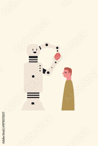 Imperfect Collaborative Robot Shares Crystal in Personalized Workshop Scene