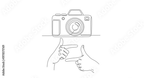 A photographer's hand holding a vintage digital camera focuses the lens to shoot a professional film photograph using compact equipment and modern flash technology