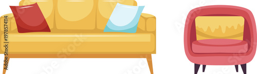 A cozy wooden bench with a colorful cushion and a cup of coffee