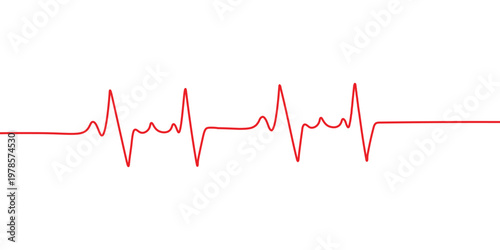 Art design health medical heartbeat pulse vector template