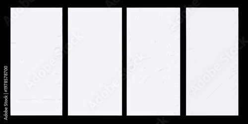 Five vertical white rectangles arranged in a simple grid pattern
