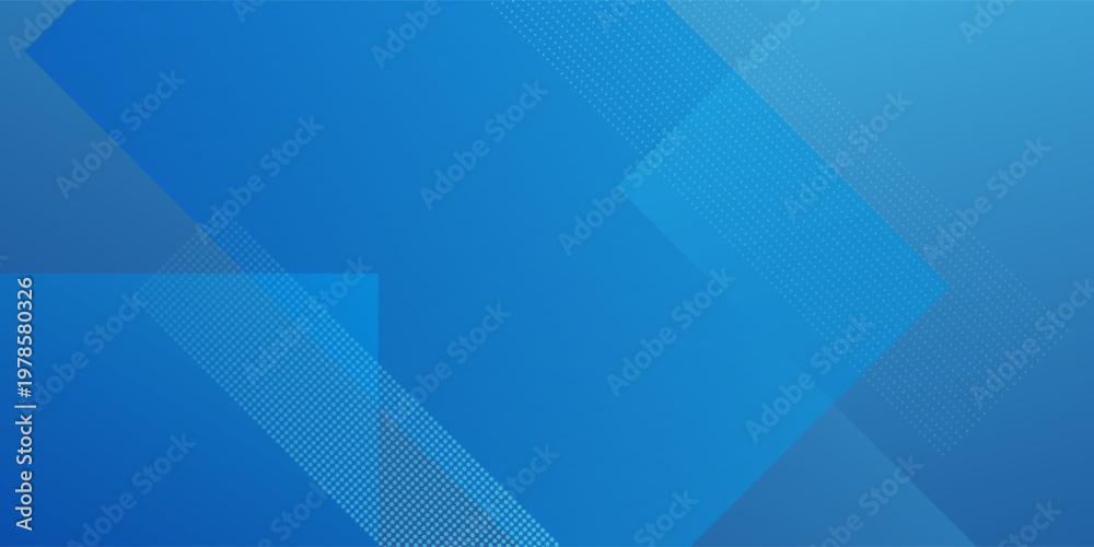 Obraz premium Abstract blue geometric design with dots. simple Suitable for background