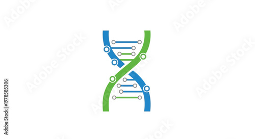 DNA Double Helix Structure Model.