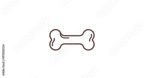 Dog Bone Illustration.