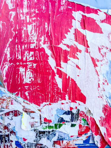 Grunge Revival: Evocative Textural Harmony in Old Poster-Inspired Backgrounds