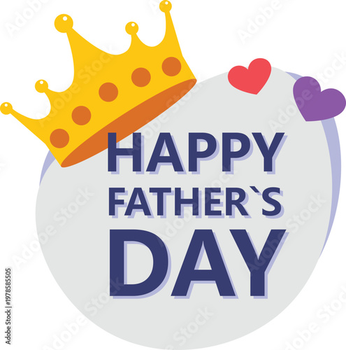 Celebrate father's day with a heartfelt and colorful design