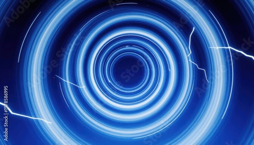 Dynamic energy vortex abstract space digital art futuristic environment close-up view concept of motion and power