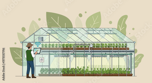 Modern Greenhouse Technology: Agriculture with Smart Systems for Sustainable Farming Practices