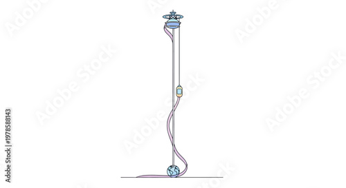 Detailed view of a mechanical device.