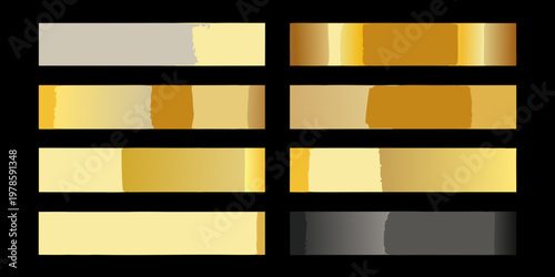 Gradient color swatches arranged in a grid formation