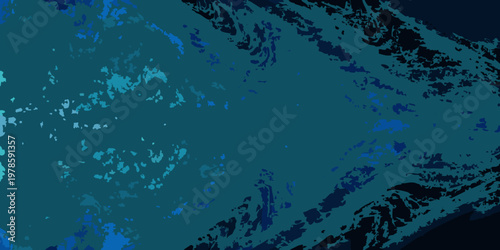 Abstract dark teal background with textured brushstroke like patterns
