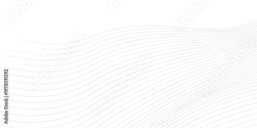 Abstract white lines forming a flowing wave like background pattern
