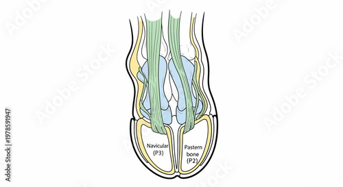Anatomy of the human eye bulb.