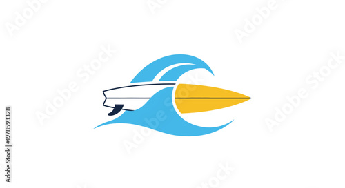 Surfboard riding ocean wave sports.